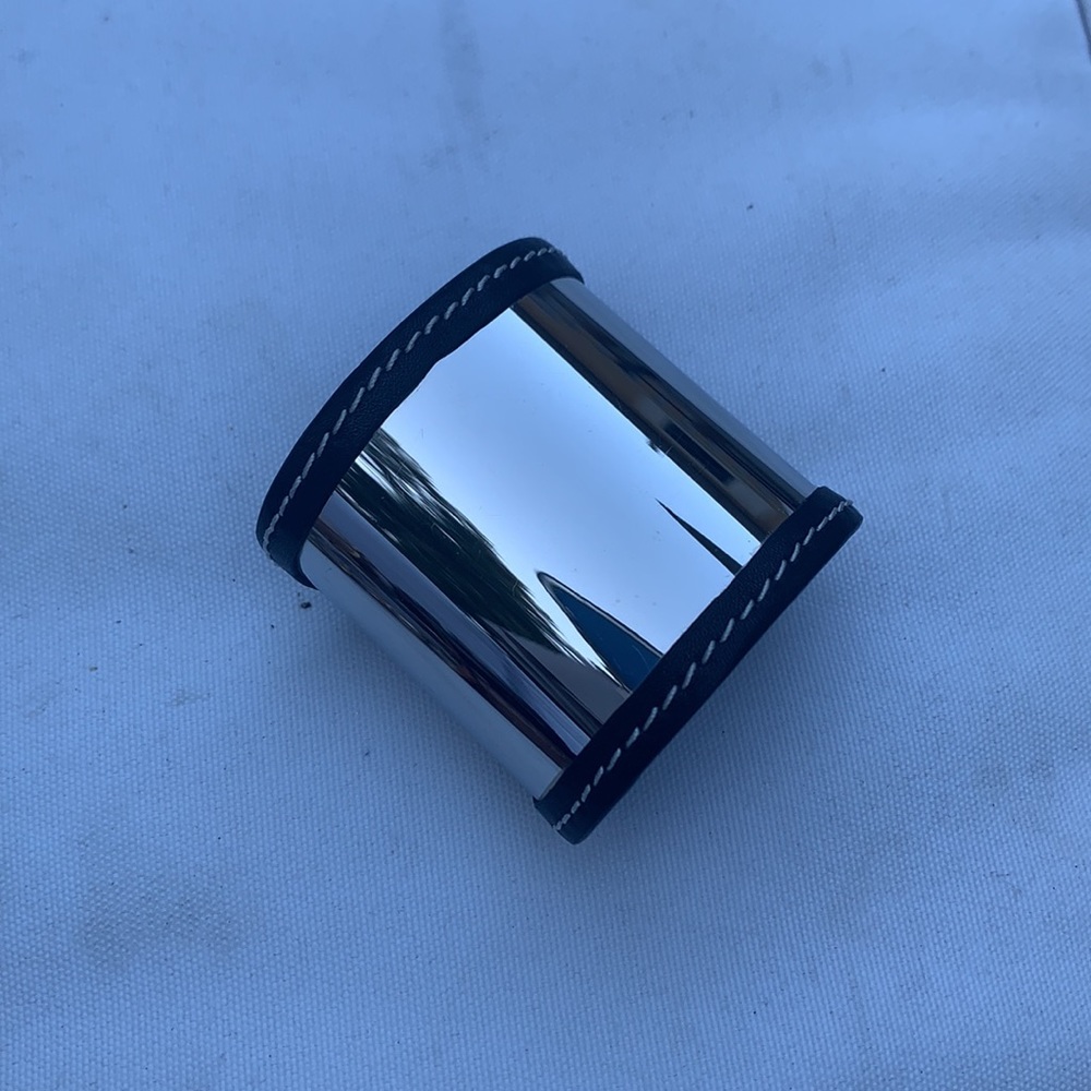 Michael Kors leather and silver cuff - Picture 2 of 5